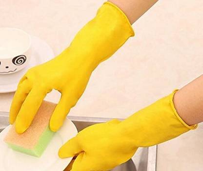 0678 Multipurpose Rubber Reusable Cleaning Gloves - SkyShopy 0678 Multipurpose Rubber Reusable Cleaning Gloves - SkyShopy